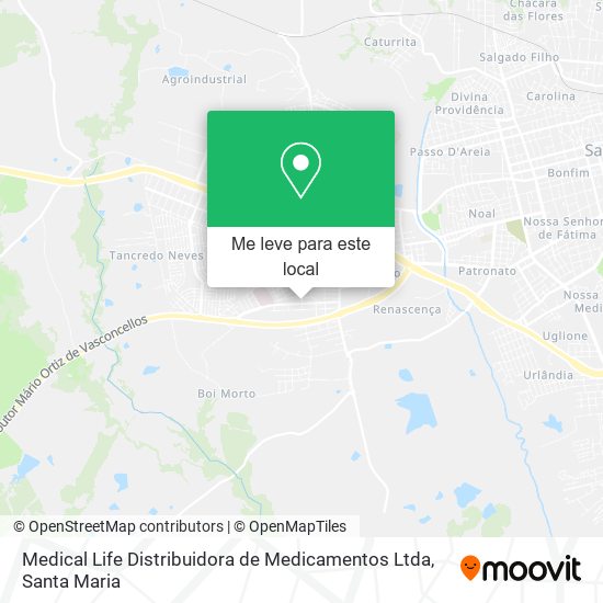 Medical Life Distribuidora de Medicamentos Ltda mapa