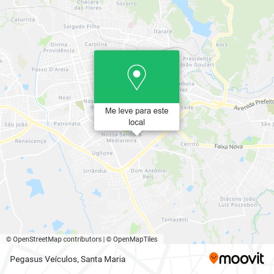 Pegasus Veículos mapa