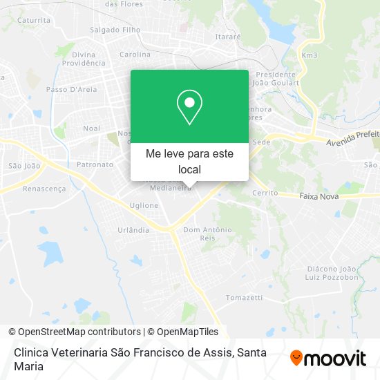 Clinica Veterinaria São Francisco de Assis mapa