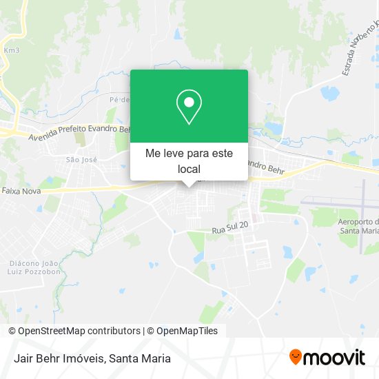 Jair Behr Imóveis mapa