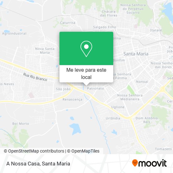 A Nossa Casa mapa