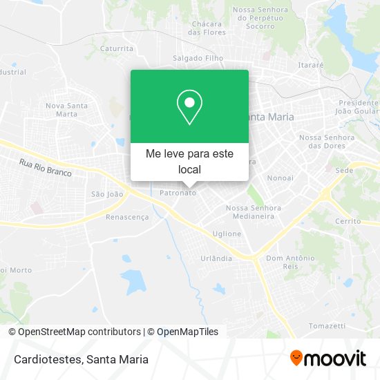 Cardiotestes mapa