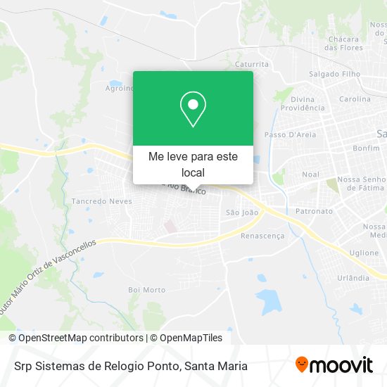 Srp Sistemas de Relogio Ponto mapa