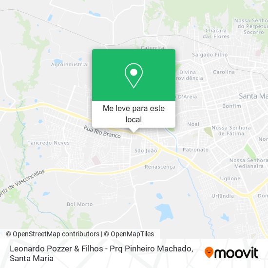 Leonardo Pozzer & Filhos - Prq Pinheiro Machado mapa