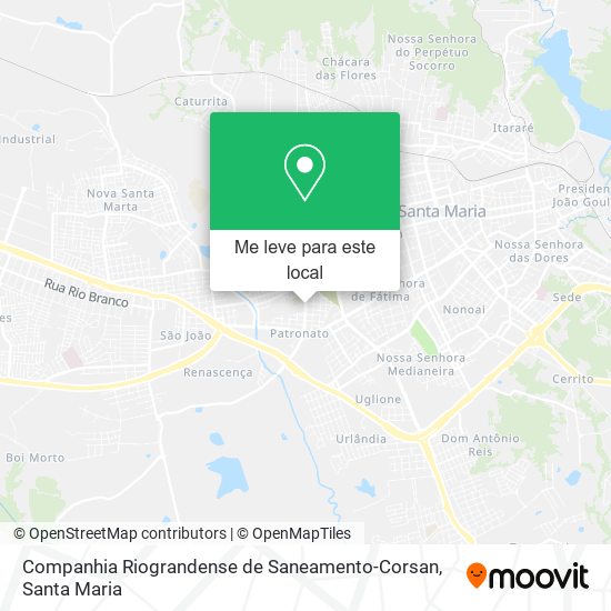 Companhia Riograndense de Saneamento-Corsan mapa