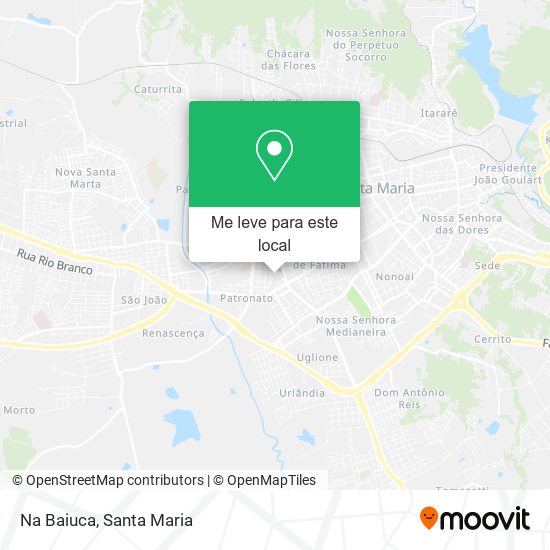 Na Baiuca mapa