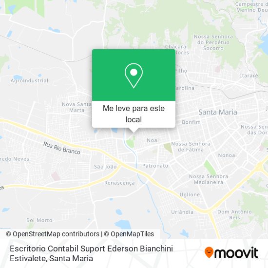 Escritorio Contabil Suport Ederson Bianchini Estivalete mapa