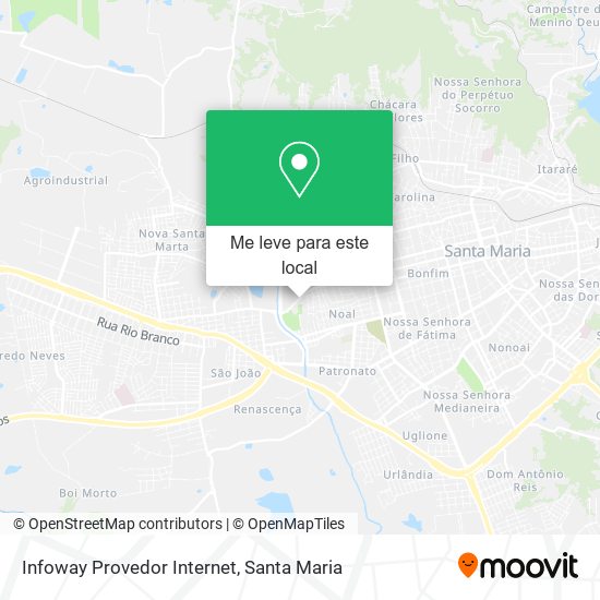 Infoway Provedor Internet mapa