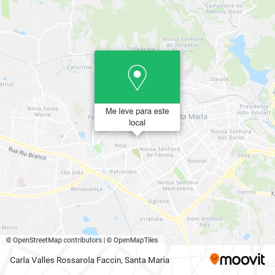 Carla Valles Rossarola Faccin mapa