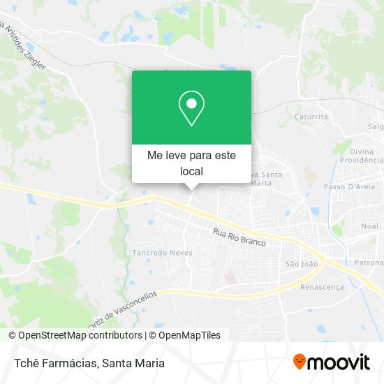 Tchê Farmácias mapa