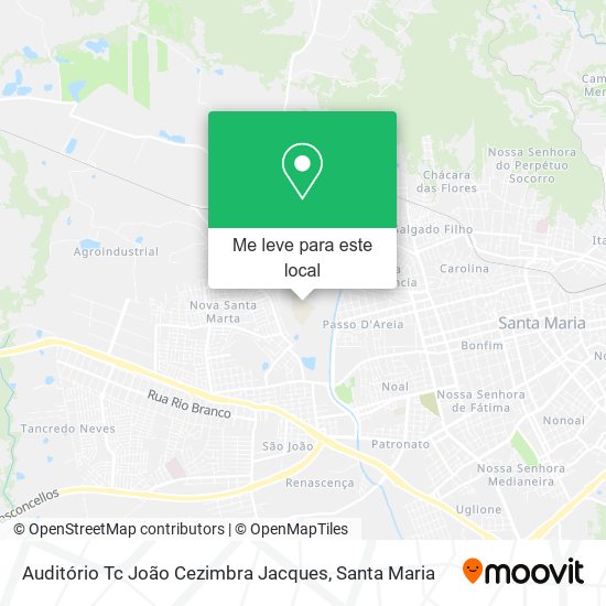 Auditório Tc João Cezimbra Jacques mapa