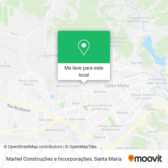 Marhel Construções e Incorporações mapa