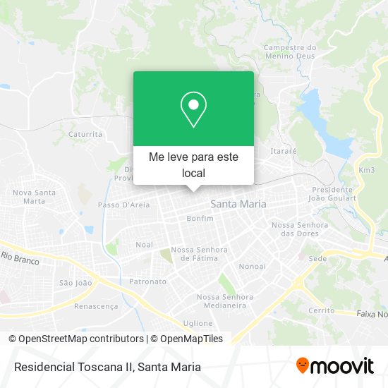 Residencial Toscana II mapa