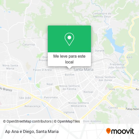 Ap Ana e Diego mapa