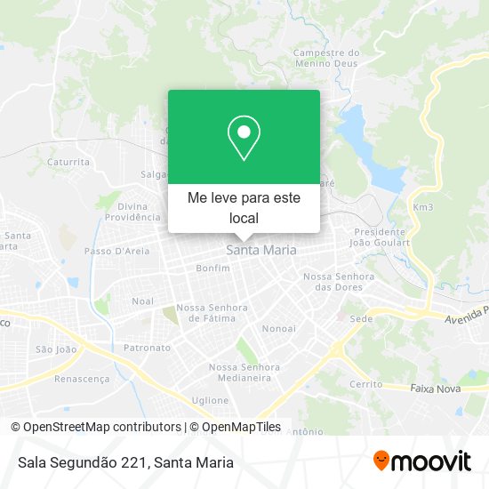 Sala Segundão 221 mapa