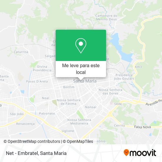 Net - Embratel mapa