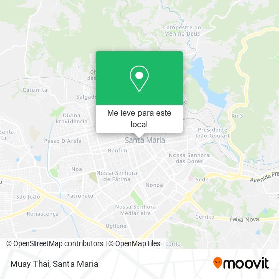 Muay Thai mapa