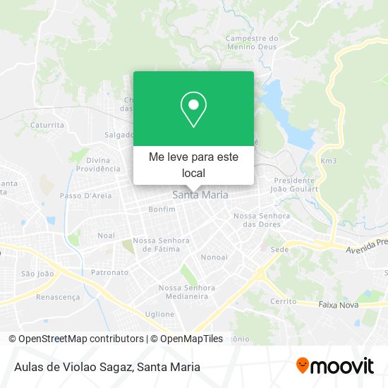 Aulas de Violao Sagaz mapa