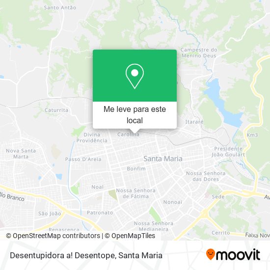 Desentupidora a! Desentope mapa