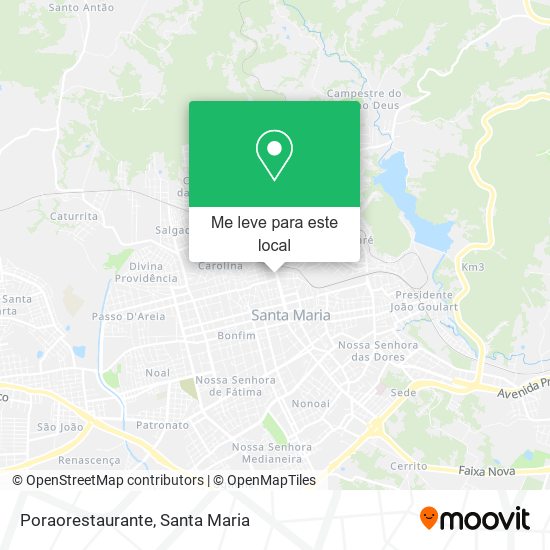 Poraorestaurante mapa