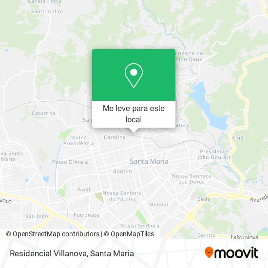 Residencial Villanova mapa