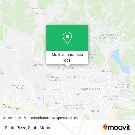 Santa Pizza mapa