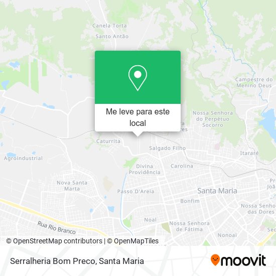 Serralheria Bom Preco mapa