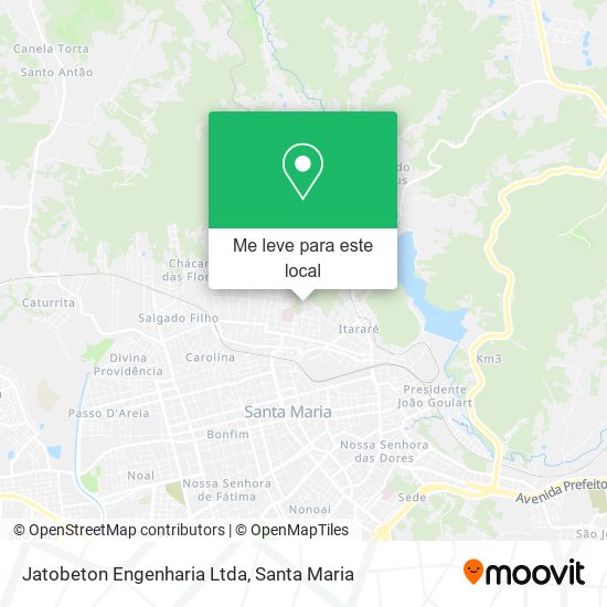 Jatobeton Engenharia Ltda mapa
