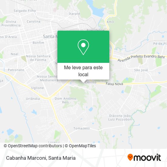 Cabanha Marconi mapa