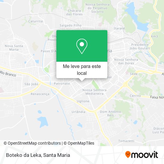 Boteko da Leka mapa