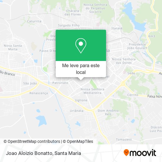 Joao Aloizio Bonatto mapa