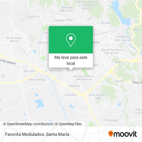 Favorita Modulados mapa