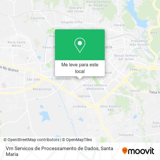 Vm Servicos de Processamento de Dados mapa