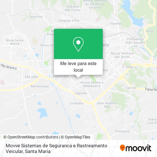 Movve Sistemas de Seguranca e Rastreamento Veicular mapa