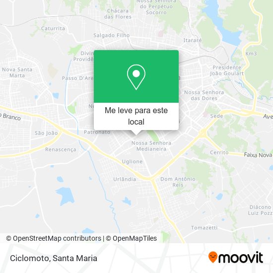 Ciclomoto mapa