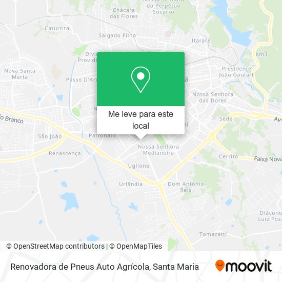 Renovadora de Pneus Auto Agrícola mapa