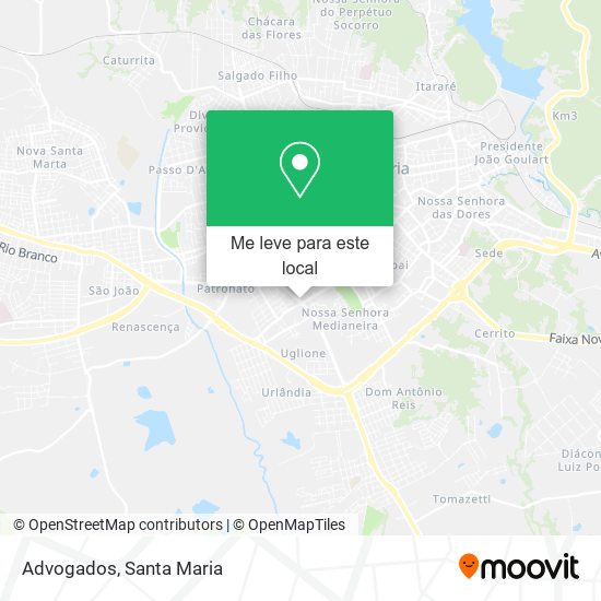 Advogados mapa