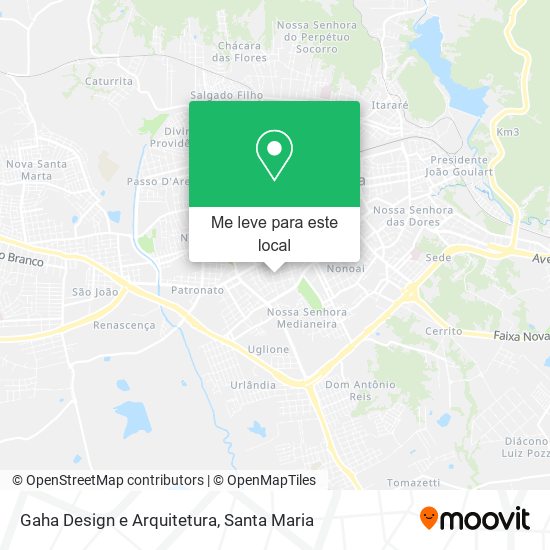 Gaha Design e Arquitetura mapa