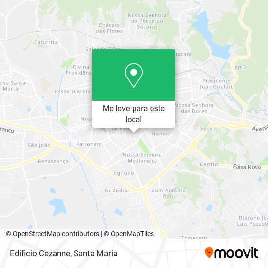 Edificio Cezanne mapa