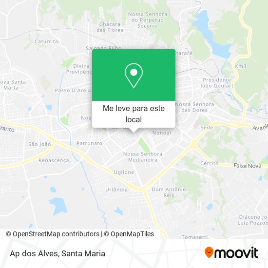 Ap dos Alves mapa