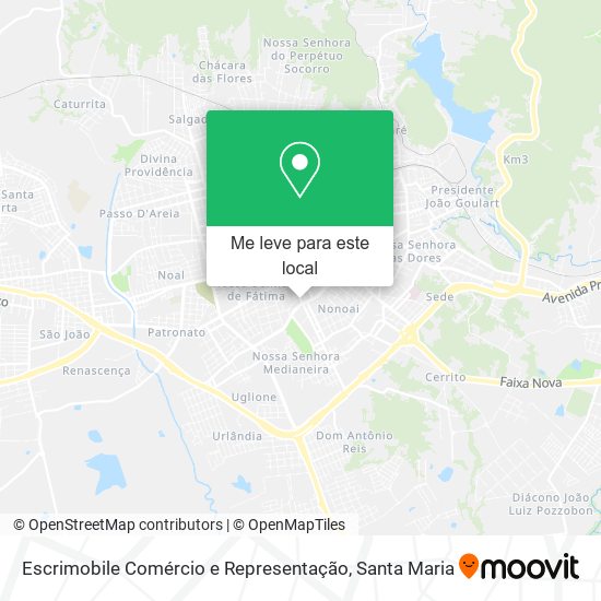 Escrimobile Comércio e Representação mapa