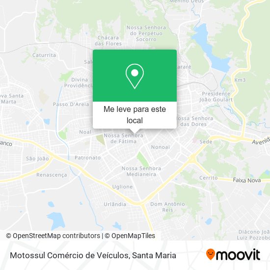 Motossul Comércio de Veículos mapa