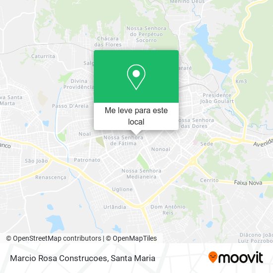 Marcio Rosa Construcoes mapa