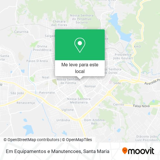 Em Equipamentos e Manutencoes mapa