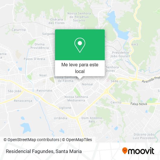 Residencial Fagundes mapa