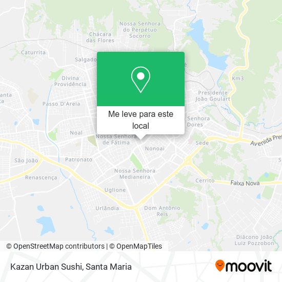 Kazan Urban Sushi mapa