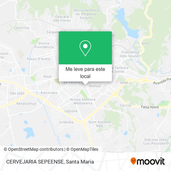 CERVEJARIA SEPEENSE mapa