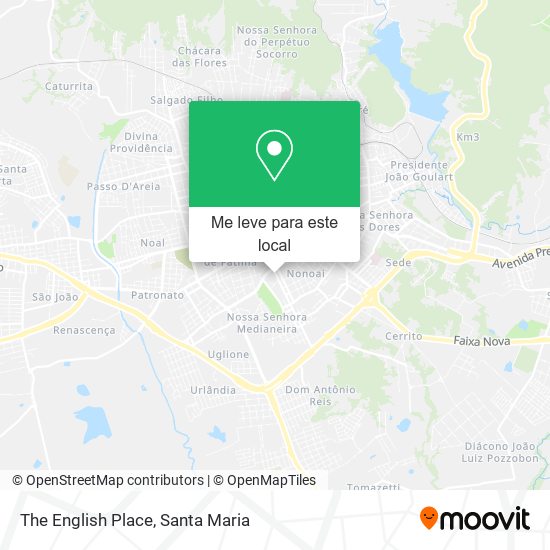 The English Place mapa