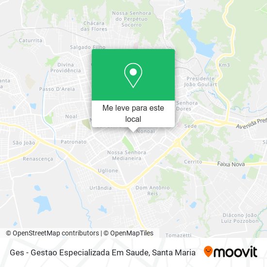 Ges - Gestao Especializada Em Saude mapa