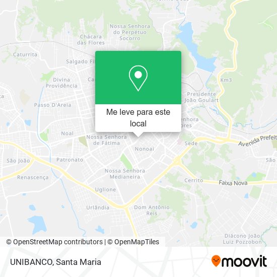 UNIBANCO mapa